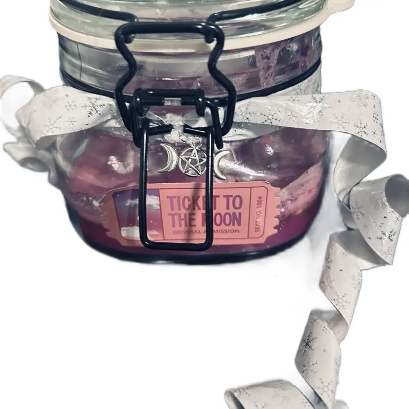 Sleepytime Candle: Ticket to the Moon - Relaxing Candle for a Good Night's Sleep - Decor, Ornaments