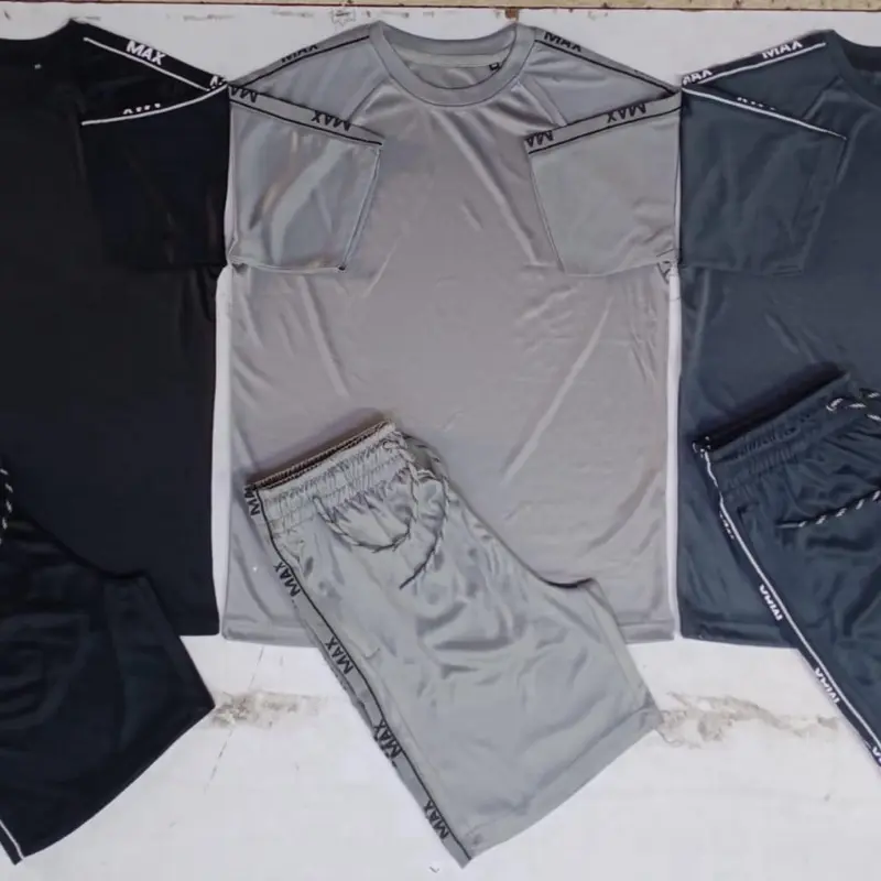 Men’s/boys DRI-FIT SHORTS AND SHIRT SET Max logo BREATHABLE MATERIAL CASUAL WEAR SUMMER WEAR GYM CLOTHES 0
