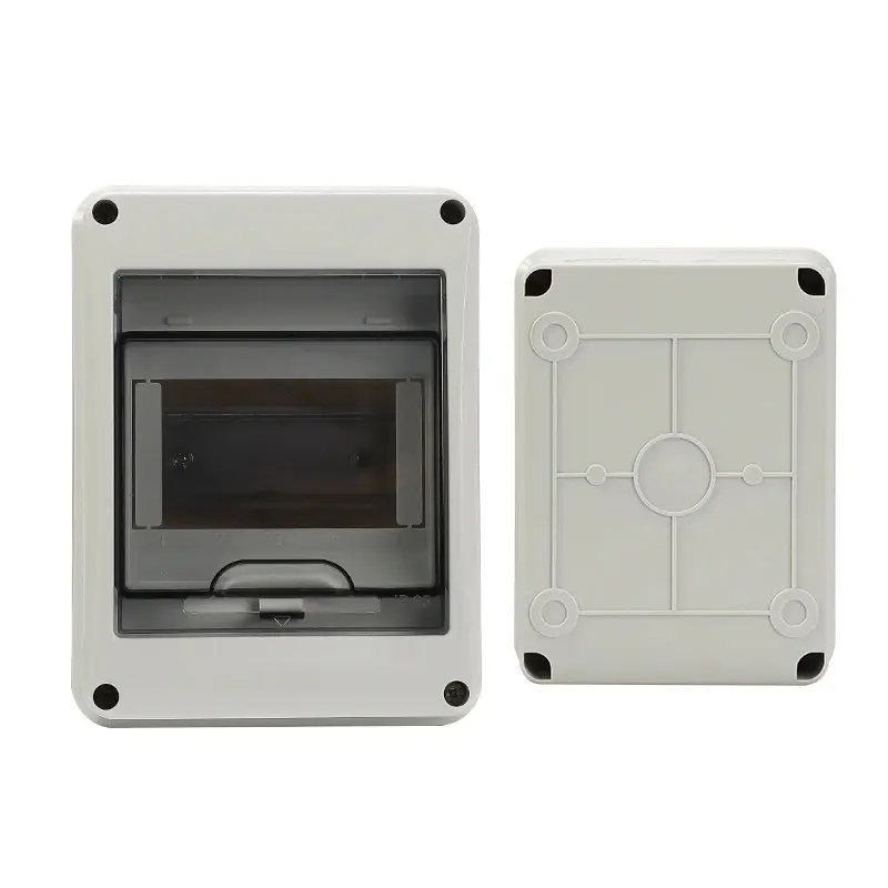 5Way Waterproof Distribution Box Circuit Breaker MCB Power Plastic Junction Wire Box IP65 Electrical Box 1