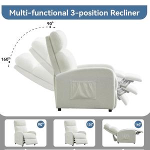 Recliner Chair Beauty Bed Beauty Chair with 90° 120° 160° Angles for Comfort