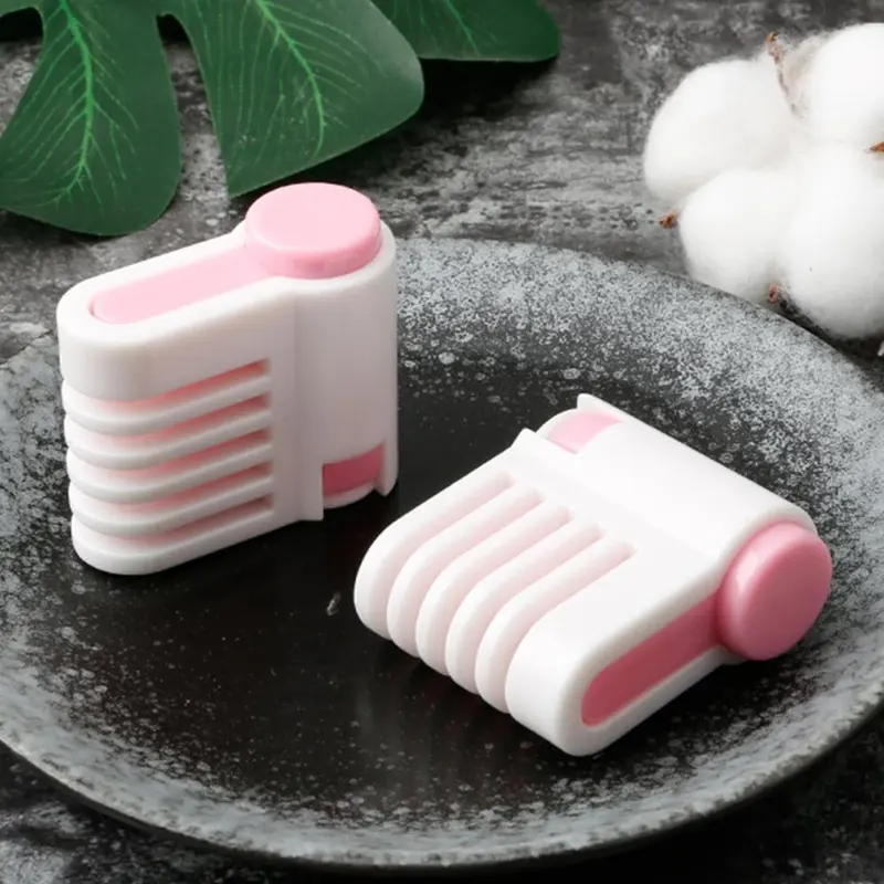 2Pcs Cake Slicer Toast Cutter Bread Guide Kitchen Cutting Fixator Cake Cutting 7