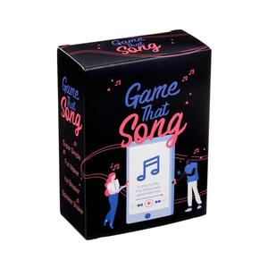 Game That Song Music Card Game, 1 Box Fun Music Card Game for Adults and Teens, Makes A Great Gift for Music Lovers, Game Night, Karaoke Or Singing, Adult Toys, Gift for Her, Men's Gift