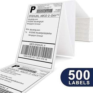 Genuine 4" x 6" Direct Thermal PL70E/PL80E Shipping Label, Thermal Label (Pack of 500), Compatible with PL70E/PL80E Label Printer,BPA & BPS Free