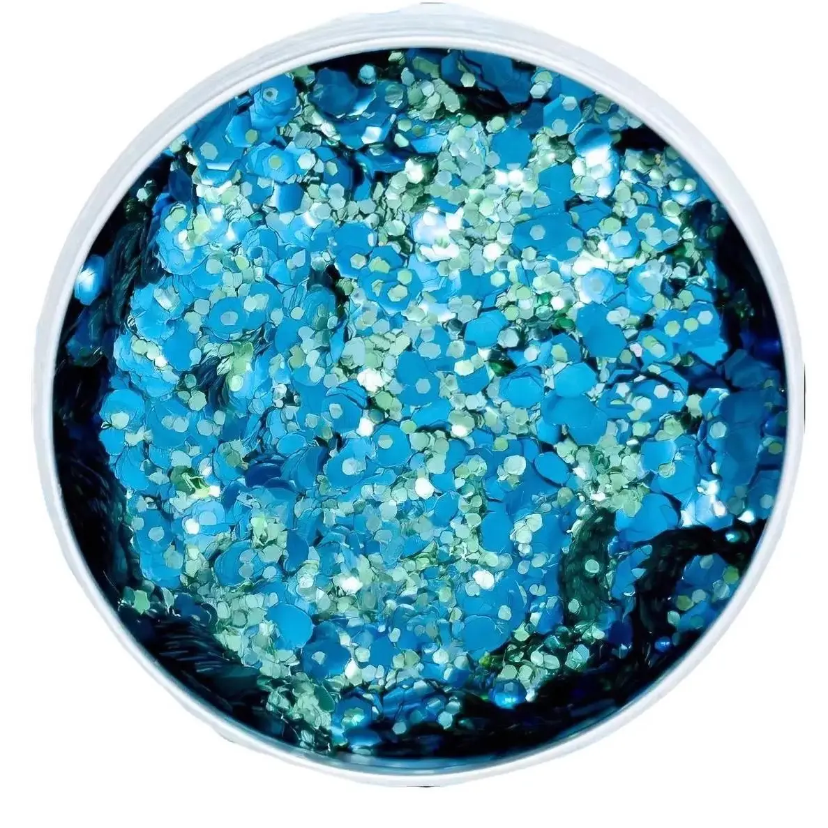 Glamaglitter Aquatic Mermaid Biodegradable Glitter Cosmetic Makeup for Face, Body, Hair