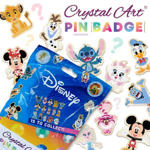 Disney Crystal Art Pin Badges - Series 1 - perfect gift, collectible, Disney fans