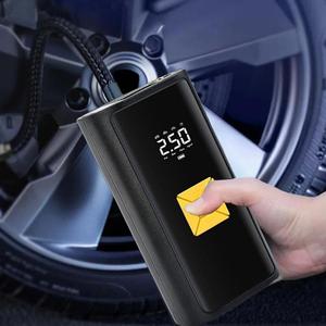 Portable Electric Car Air Pump for Summer, 1 Count Wired/Wireless Digital Display Inflatable Pump, Universal Car Tire Inflator for Car Motorcycle Bicycle, Emergency Air Pump