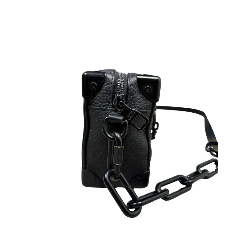 Preowned Louis Vuitton Mini Taurllion Monogram Soft Trunk - Black ONE SIZE 8