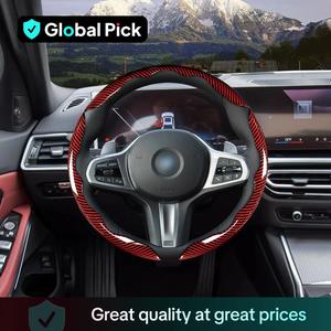 Car Steering Wheel Cover, Non-slip Steering Wheel Protector, Universal Car Steering Wheel Cover for 15 Inch, Decor Gadgets, Automotive Interior Accessories, Car Accessories, Vehicle, for Racing, Car Interior Kit