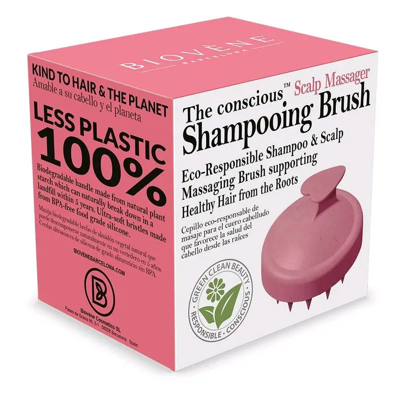 Biovene Essential Scalp Shampoo Brush Pink 3