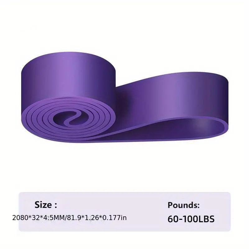 1pc Elastic Resistance Band Exercise Expander Stretch Fitness Rubber Band Pull Up Assist Bands For Training Pilates Home Gym Workout 8