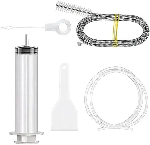 Fridge Dredger Set, 5 Pcs Fridge Drain Pipe Blocked Dredging Tool Refrigerator Drain Hole Blockage Remover Kits 0