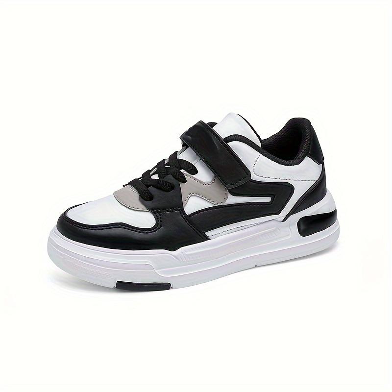 Casual Comfortable Low Top Sneakers For Boys, Wear-resistant Non-slip Skateboard Shoes For All Seasons 1