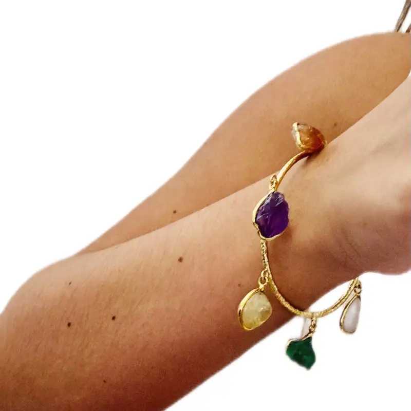 Memeebeau Daisy Stone Bracelet with Stone Detail for Women 0
