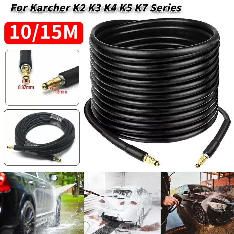 6-15M Extension Hose Pipes For Karcher K2 K3 K4 K5/7 Series High-Pressure Washer