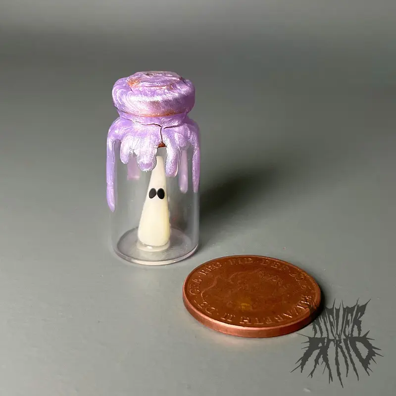 The Adopt-a-Ghost Jar - mini ghost companion 4