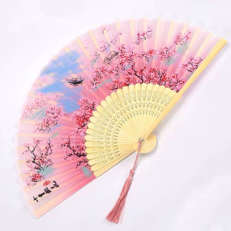 Bamboo Folding Fan | Silk | Chinese Style 7