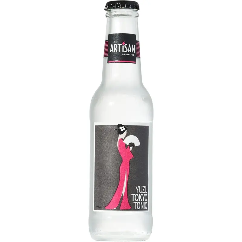 Yuzu Tonic Water by The Artisan Drinks Company - 200mlx24 Tonic Water Bottles - Natural Ingredients - Blend of Yuzu, Aromatic Black Pepper & Coriander - Tonic Water for Gin, Whiskeys, Vodka & Sake 1