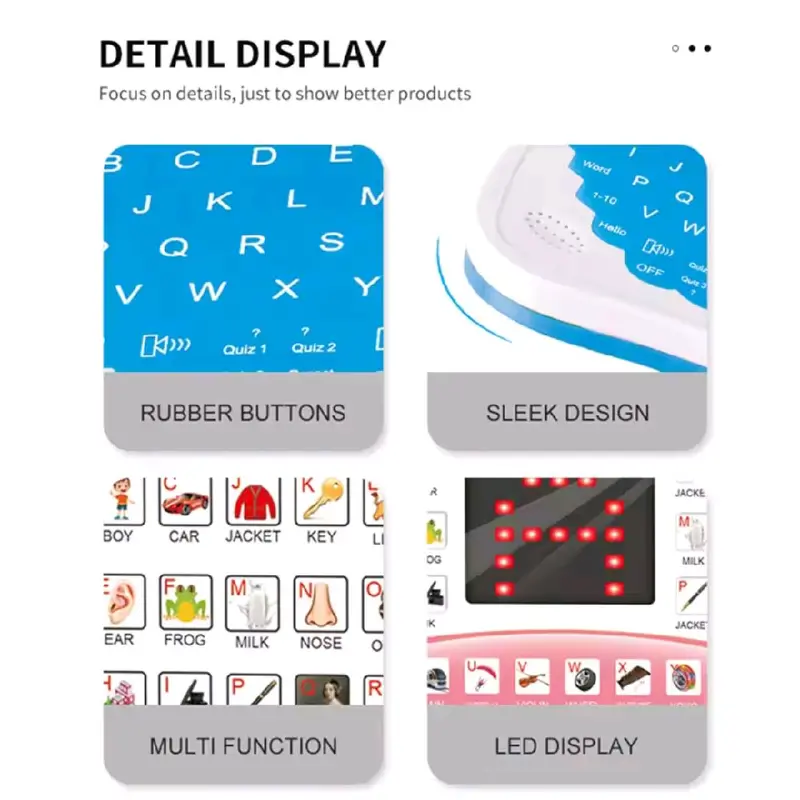 Preschool Learning Tablet for Kids - Electronic Educational Language Development Toy 5
