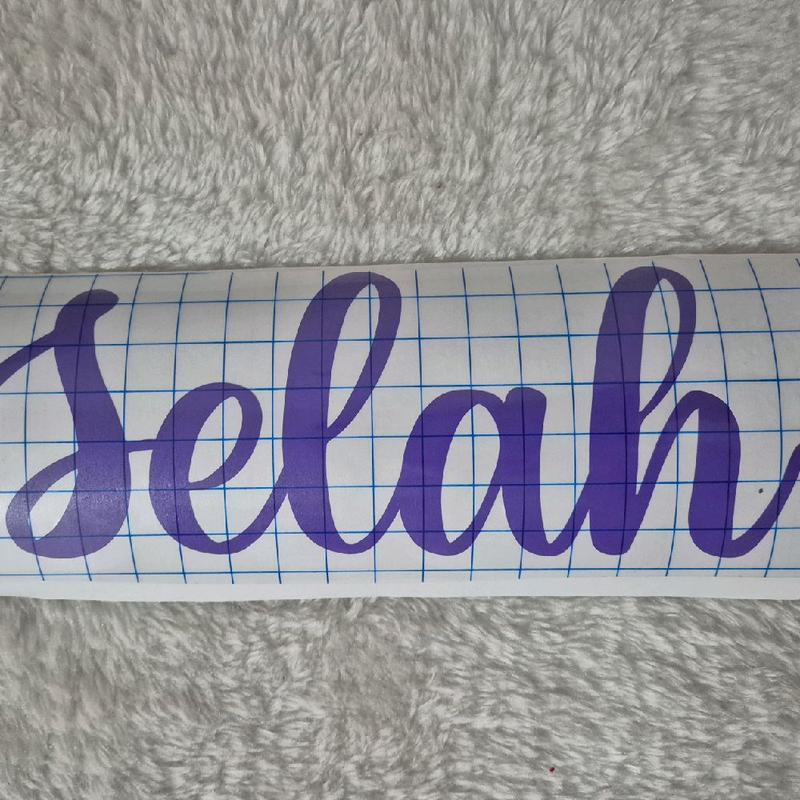 Personalised Name/Word Vinyl Sticker for Balloon Decoration - DIY Balloon Decal 7