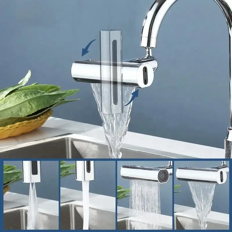Four Speed Swivel Dishwasher Spout Faucet Small Flying Rain Faucet Kitchen Wash Shower Mixer Waterfall Aerator Faucet 1