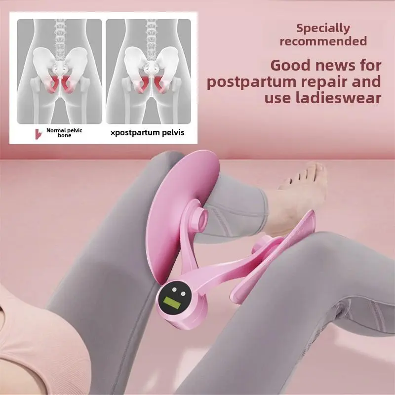Leg Training Clip, 1 Count Adjustable Pelvic Floor Muscle Trainer, Thigh Exercise Equipment, Body Muscle Stretching Tool for Home Gym, Mother's Day Gift pink  gym  equipment tonal  gym  machine kickbacks  glute  machine   gym equipments 4