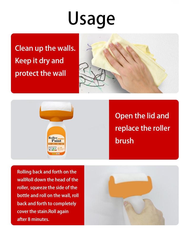 Product Introduction of [UK Seller]paint for walls,white paint for walls,paint roller for walls，diy home projects,wall painting ideas,wall paint,portable paint,painting tools 32