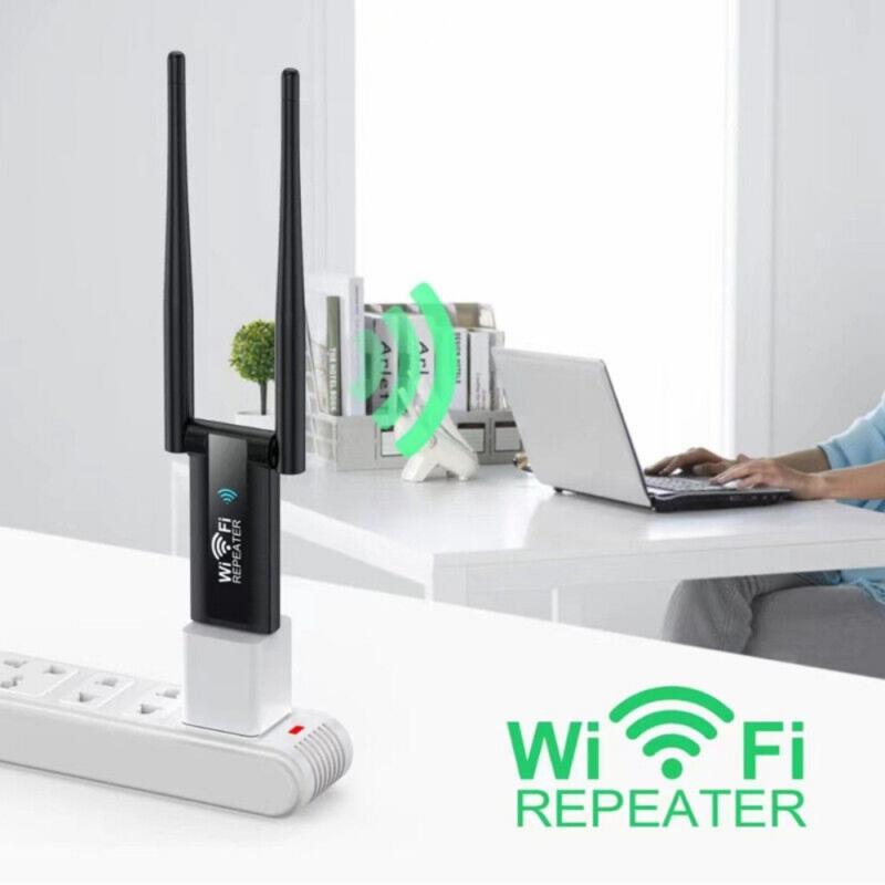 Product Introduction of 300Mbps WiFi Signal Extender Range Repeater Booster Internet Amplifier Router UK 10