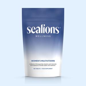 Sealions Vitamins Women's Multivitamin Tablets 365 Tablets - Dietary Supplement for Optimum Wellbeing with Iron & Zinc for Female Health