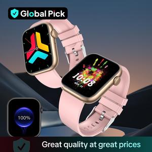 Wireless Smartwatch, 1 Count Fitness Tracker Smartwatch with Call Function, Activity Tracker Smart Watch, BT Calls Fitness Watches for iPhone & Android, Wearable Devices, Touchscreen Smartwatch, Pink