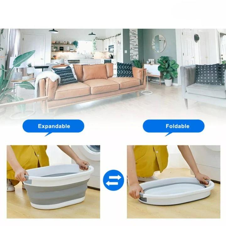Laundry Basket 67L Collapsible – Foldable Space-Saving Design with Carry Handles 4