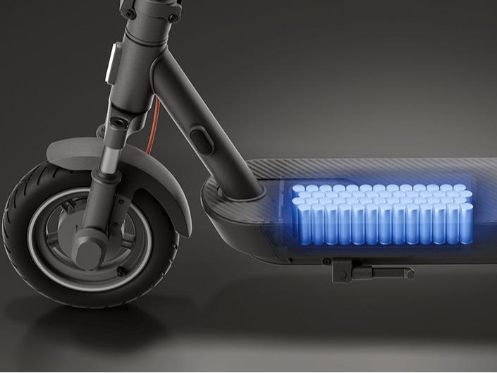 Electric Scooter, 10 Inch Electric Scooter Adult Electric Scooter, 30km Long Distance, 3 Speed ​​Modes, with APP Control, Dual Braking System, Dual Shock Absorption, Fast Charging Foldable Electric Scooter for Adults and Teenagers 6