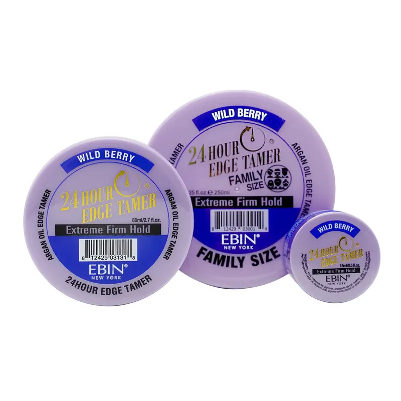 EBIN NewYork 24 Hour Wild Berry Extreme Firm Hold Edge Tamer 15ml, 80ml / 250ml 0