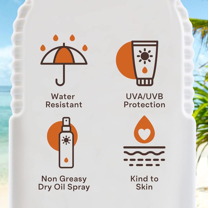 Sun SPF 30 Non-Greasy Dry Oil Spray for Tanning, High Protection, Water Resistant, 100 ml (Pack of 1) Body Care Cosmetic 2
