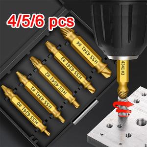 Damaged Screw Extractor Set, Easy Out Bolt Extractor, Stripped Screw Remover, Stripped Head Screws Nuts Bolts Bit Gift for Men, Portable Tool Accessories, Hardware, Heavy Duty, Drill, Repair, for Electric Screwdriver Drill