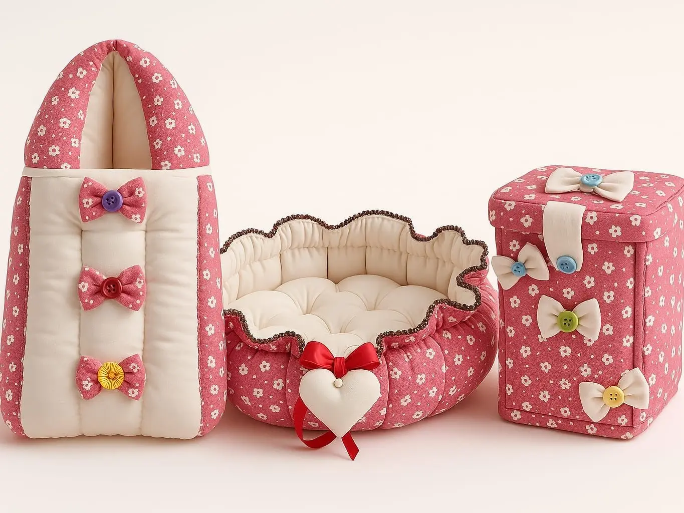 4-in-1 Baby Set | Baby Sleeping Bed, Lounger, Carry Nest & Newborn Essentials – Cozy & Portable