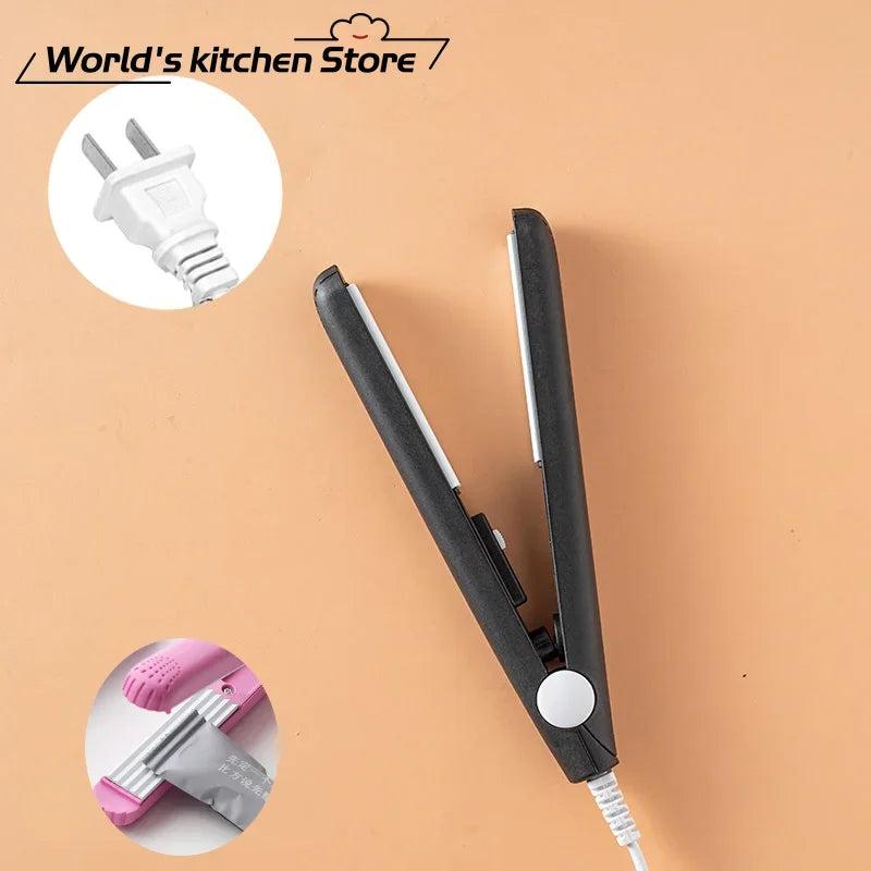 Mini Portable Heat Sealing Machine, Food Vacuum Sealer for Bags, Household Handheld Clips Sealer 5