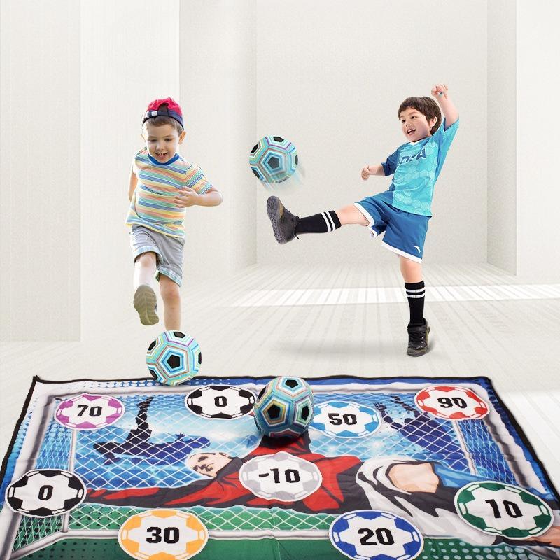 Velcro Shooting Football Toy, 1 Set Wall Mounted Velvet Target Indoor Silent Football Toy, Shooting Practice Sports Toy, Gift for Children, Valentine's Day Gift 1