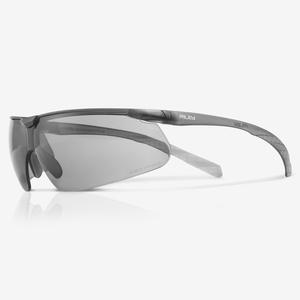 RILEY Riletto Black Frame Lightweight Wrap Safety Glasses with Grey Tint Lens