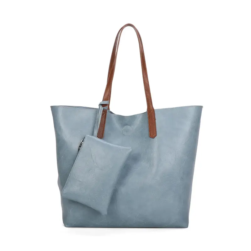 Large size 3 in 1 shoppers bag that comes with 1 large tote 1 medium size bag and 1 wallet 2