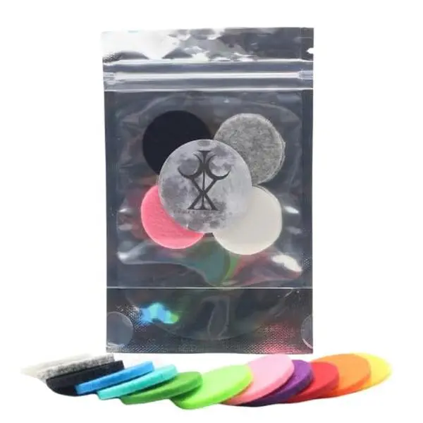 Scented Vacuum Freshner Discs. 130+ Scents To Pick From. Handmade in England. Strong Scented, Long lasting. Pack of 4x 3cm Discs. Vegan And Cruelty Free. (Bliss) 0