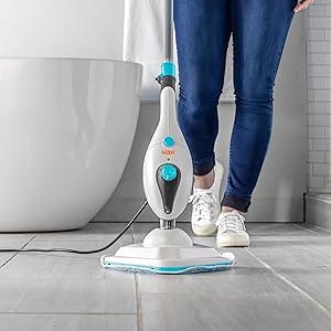 Product Introduction of Vax Steam Clean Multifunction Steam Mop | Converts to a Handheld | Variable Steam Control - S85-CM, White and Blue 15