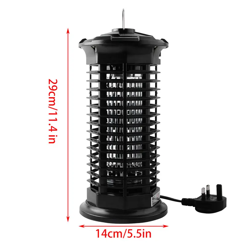UK Electric Anti Mosquito Killer Lamp UV Light Trap Mosquito Zapper -  Efficient Mosquito Control - 360° Kill Mosquitoes for Bedroom, Living Room, Kitchen, Office, Restaurant, Warehouse, and Other Indoor Use, Safe for Kids Pets 8