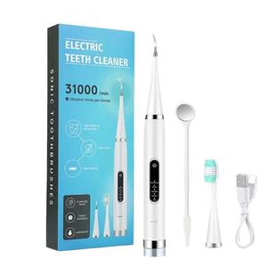 Electric Toothbrush & Dental Calculus Remover Kit – Rechargeable Deep Cleaning Oral Care Set with Multiple Cleaning Modes – Portable Electric Toothbrush for Plaque Removal, Home & Travel Use – Trending Valentine’s Gift for Him or Her