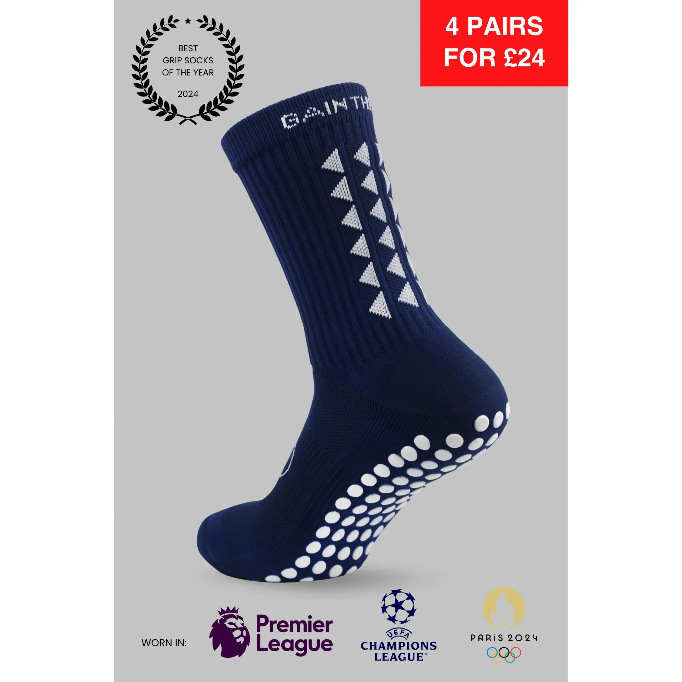 GRIP SOCKS 2.0  MidCalf Length - Navy Blue