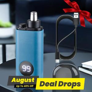 Ear and Nose Hair Trimmer, 2025 Painless Eyebrow and Nose Hair Trimmer for Men and Women, USB Rechargeable Trimmer, Double-edged Blade, Easy To Clean, Travel Size