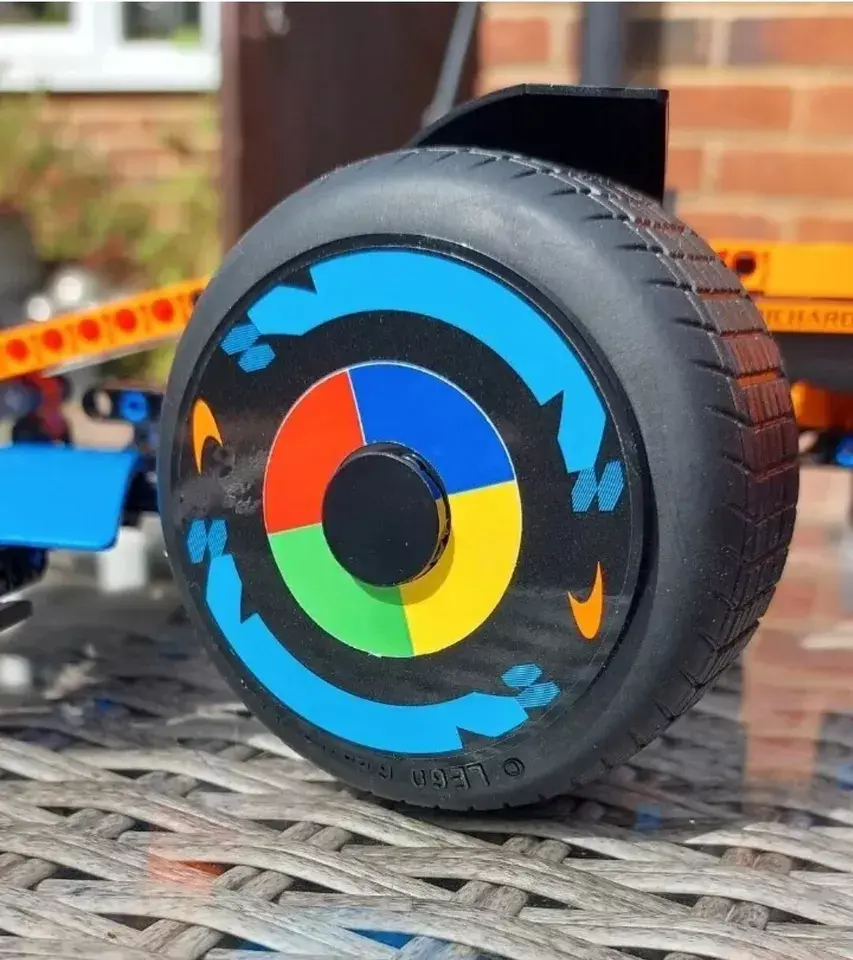 Mclaren F1 42141 Google Wheel Stickers