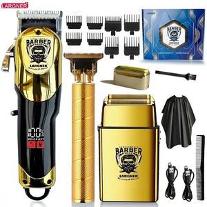Professional Hair Clipper Set, Lcd Display Electric High Quality Hair Trimmer with Accessories, Multifunctional Clippers, Hair Shaving Tool for Barbershop Salon Home, Hair Cutting Machines, Barber Clippers, Hair Trimmer, Cordless Rechargeable Clippers