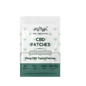 The Antidotes CBD Patches | 2250mg total CBD | 75mg topical CBD Patches | 30 Patches per pack
