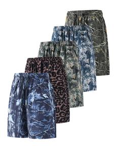 Men's Camo Print Boxer Brief, Casual Comfy Breathable Underwear for Daily Wear, Men's Underwear for Summer