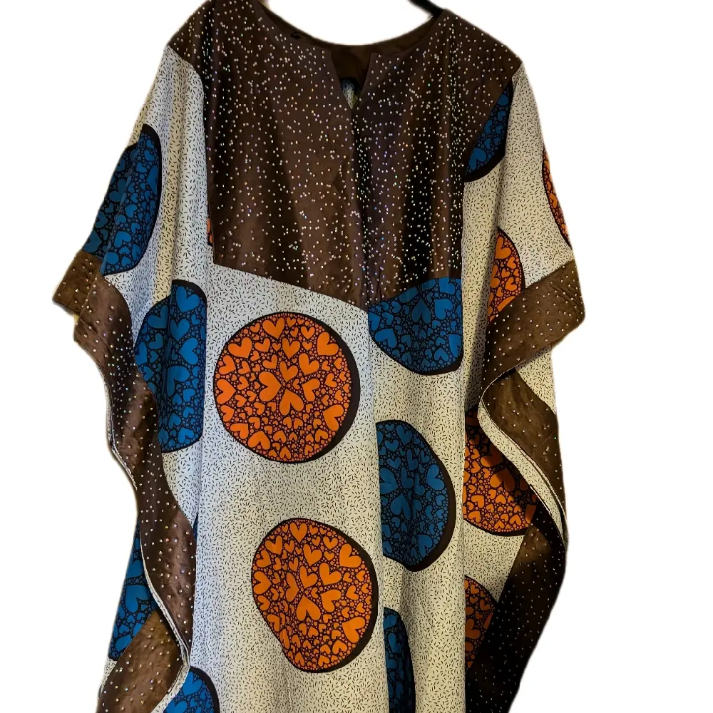 Vintage African Women's Elegant Lace Bubu for Summer Party - UK Size 16 - 18 , Casual / party. Elegance Comfortable